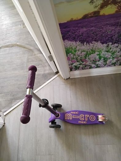 kids purple scooter