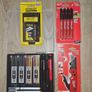 Milwaukee Fastback Utility Knife, Carpenters pencil set, Markers & 50 Blade pack Image 2
