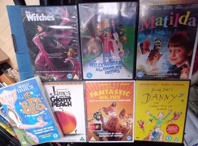 Roald Dahl 7 Dvd Collection The Witches The Bfg Matilda Etc. Family Movies