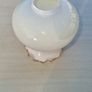 Vintage lamp shade made of white opaline glass Image 4