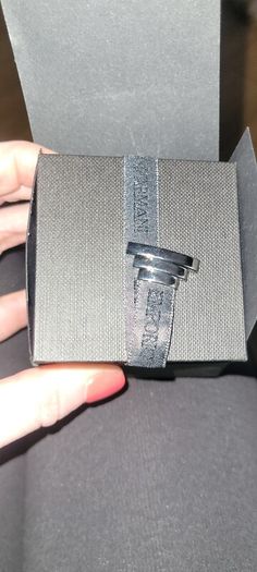 silver armani Jewellery Set