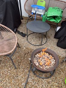 gas fire pit (free)