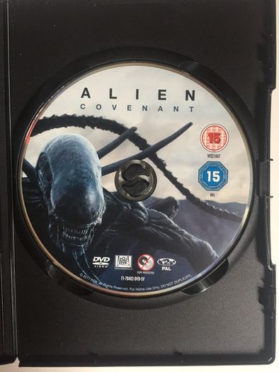 Alien: Covenant (Ridley Scott Film) [2017] Michael Fassbender, Katherine Waterston, Billy Crudup, Danny McBride & Demian Bichir [Movie DVD]