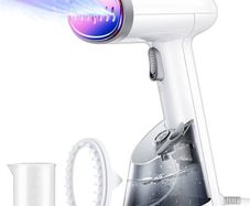 NEW SALE | Steamer Handheld,FMK Portable Garment Steamer Iron for Clothes with 300 ml Tank, for Vertical and Horizontal Steaming, Fast Heat-up, Fast Wrinkle Removal 1400W
