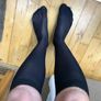 Sheer Socks Over The Calf for Men Image 2