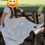 John Rocha Communion or flower girl dress with bolero + gloves + veil age 9 Image 2