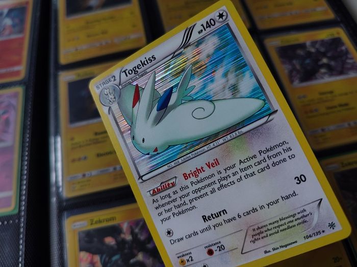Togekiss ! Holo Rare ! from Plasma Storm Set ! 2012 ! Pokemon Card !