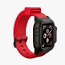 Waterproof Rugged Case + Sport Band for Apple Watch 42mm (Series 4/5/6) Red Black Lime Green Wristband Sport Bracelet Shell Image 2