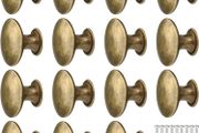 15PCS 30MM Vintage Bronze Style Round Knobs Drawers Knobs Furniture Knobs