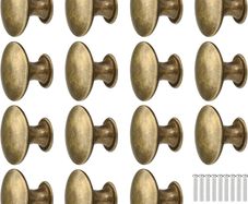 15PCS 30MM Vintage Bronze Style Round Knobs Drawers Knobs Furniture Knobs