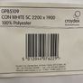 NEW Croydex Large White Shower Curtain (with hook/glider pack) Image 2