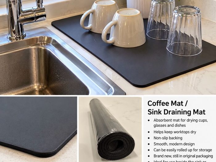 Coffee Mat / Sink Draining Mat