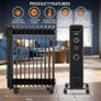 Oil Filled Radiator 2500W with Thermostat & 24h Timer  11 Fin Portable Electric Heater 3 Heat Settings, Overheat & Tip Over Protection, Quiet for Home, Office and Any Room Radiator on Wheels Image 8