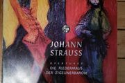 Johann Strauss Overtures Die Fledermaus Der Zigeunerbaron 7 inch EP Philips