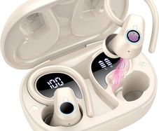 NEW SALE | Wireless Earbuds, 2023 Wireless Earphones Bluetooth 5.3 Headphones Wireless, Over Ear Buds Wireless Earbuds with Earhooks