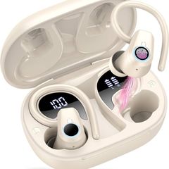 NEW SALE | Wireless Earbuds, 2023 Wireless Earphones Bluetooth 5.3 Headphones Wireless, Over Ear Buds Wireless Earbuds with Earhooks