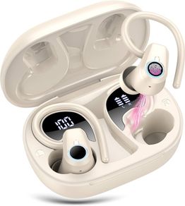 NEW SALE | Wireless Earbuds, 2023 Wireless Earphones Bluetooth 5.3 Headphones Wireless, Over Ear Buds Wireless Earbuds with Earhooks