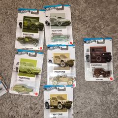 Hotwheels silver series PANTONE #1-#2-#2-#3-#4x2-5-6