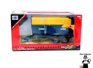 BRITAINS Kane 16 Tonne Silage Trailer 1:32 Brand New Sealed Authentic 1:32 scale model replica.Constructed from die cast metal and plastic.Compatible with most 1:32 scale Britains models.Suitable for indoor and outdoor play.