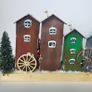 Handcrafted wooden village! Image 4
