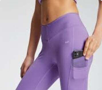 BNWT MyProtein Tempo 7/8 Leggings - Deep Lilac - Size M Postage included