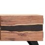 TV Cabinet 140x30x45 cm Solid Acacia Wood Image 4