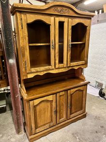 Large Traditional Pine Kitchen Dresser. Restoration or Upcycling Project 90