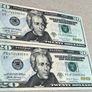 USA 2017 20 Dollars bill X 2 consecutive numbers Image 2