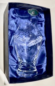 Bohemia Crystal vase in box