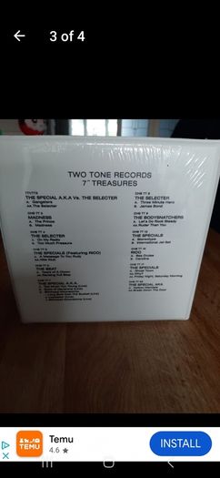 2 Tone 7" Treasures Box Set.jerry Dammers Autograph! Sealed