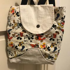 Small Mickey Mouse bag with button closure and two straps