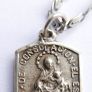 Vintage Catholic Pendant on Sterling Silver 925 Necklace length 20" - 4,6g Image 9