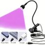 Purple Light Multifunctional High Quality Manicure UV Glue Curing Lamp with Clip and Switch USB Lamp One Lamp Multipurpose Image 2
