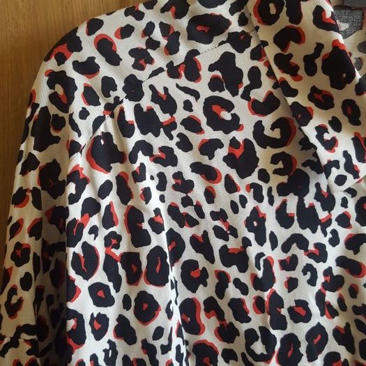 Oversized Leopard Print Shirt