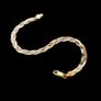 Vintage Italian 18K Gold & 925 Silver Bracelet Image 9