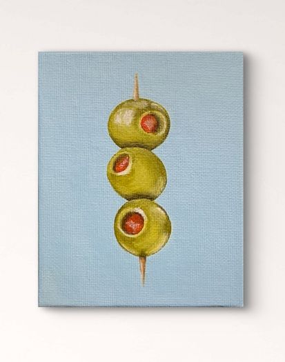 Original oil painting on canvas board