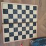 Vintage 1950s H.P. Gibson Chess and Draughts Set  Bakelite Counters Image 5