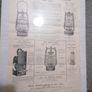 Vintage Framed Hurricane Lanterns Trade Ilustrations Image 2