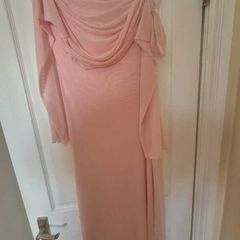 Dusty pink dress maxi