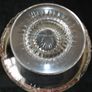 Vintage Art Deco Flint Glass Pedestal Footed Bowl 1920's Image 6