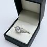 Brand New 9ct White Gold Dress Ring Image 3
