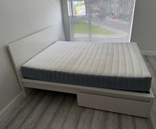 king bed+mattress Ikea