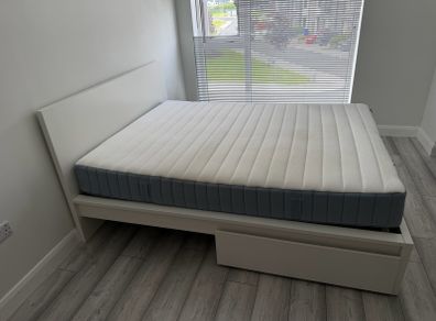 king bed+mattress Ikea