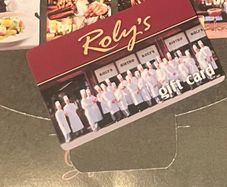 Roly's Bistro Gift Voucher
