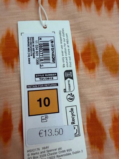 Orange t-shirt