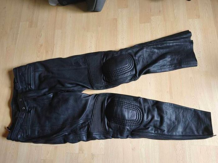 cafe racer women's leather motorbike pants size 16