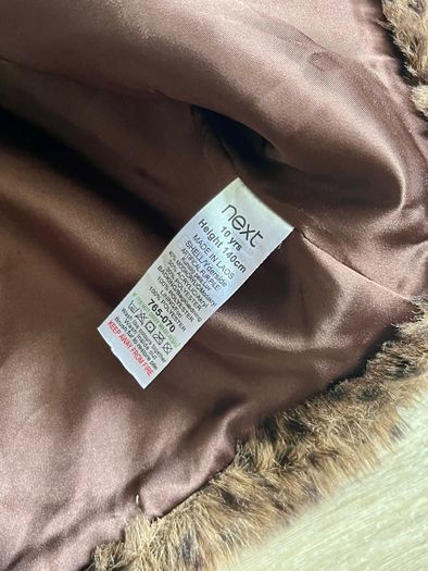 Next faux fur bolero 9-10y