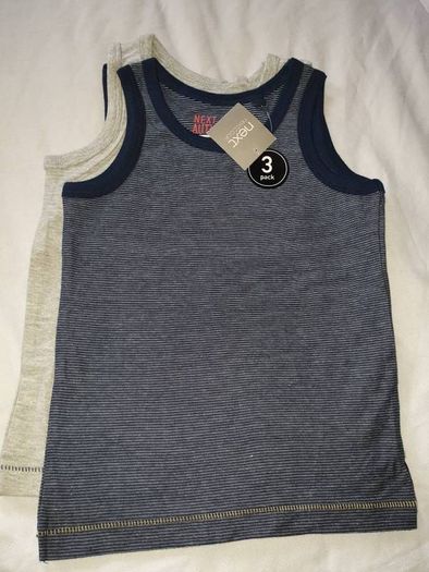 NEXT boys vest t-shirts BNWT Age 3