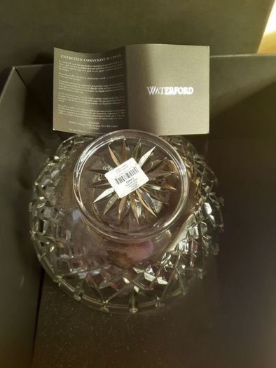 waterford crystal bowl 10 inch diameter