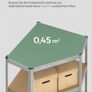 Heavy Duty Corner Shelving Unit 875kg 5 Tier Garage Storage Shelf Silver Natural Beige Image 4